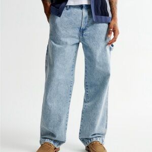 Men's Abercrombie and Fitch Baggy Jeans Size 28x30 LIKE NEW